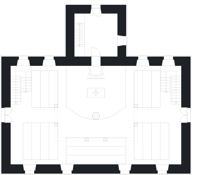 St. Gallus Kirche Grundriss